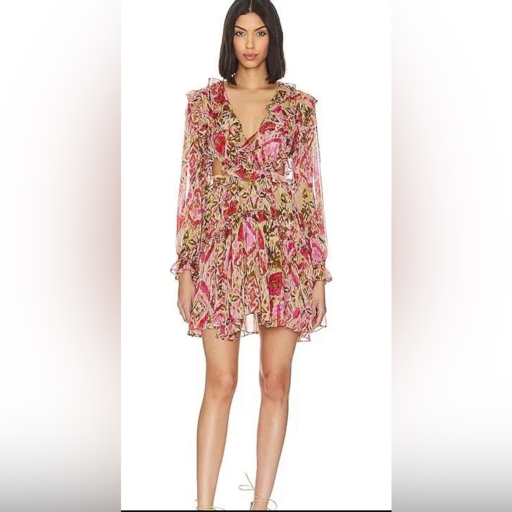 MISA Los Angeles Amanya Dress | NWT | Size Small | Summer Ikat